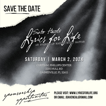 Sister Hazel's 6th Annual Lyrics for Life: A Night of Making Music Matter!