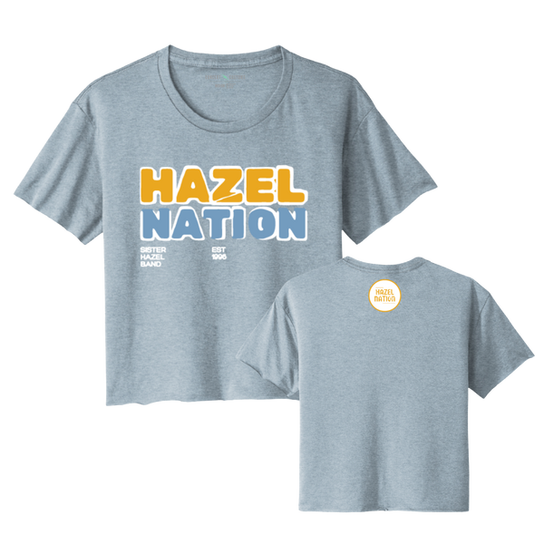 Sister Hazel Womens Hazel Nation Cropped T-Shirt