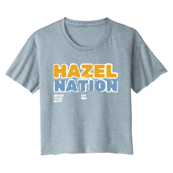 Sister Hazel Womens Hazel Nation Cropped T-Shirt